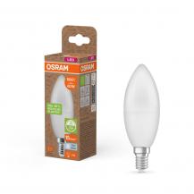 OSRAM E14 LED Kerzenlampe Recycled Plastic matt 7,5W wie 60W neutralweißes Licht